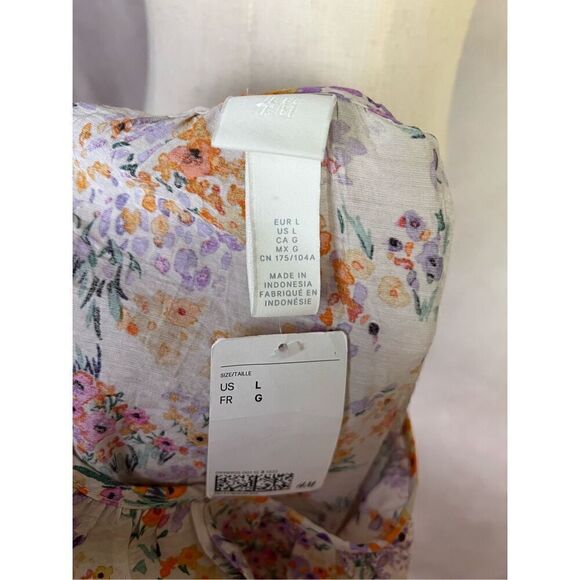 Floral Boho Retro Vintage Style H&M Dress NWT - Picture 4 of 4